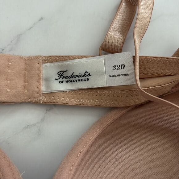 Fredrick's of Hollywood Krystal Late Push Up Bra Nude - Picture 5 of 6